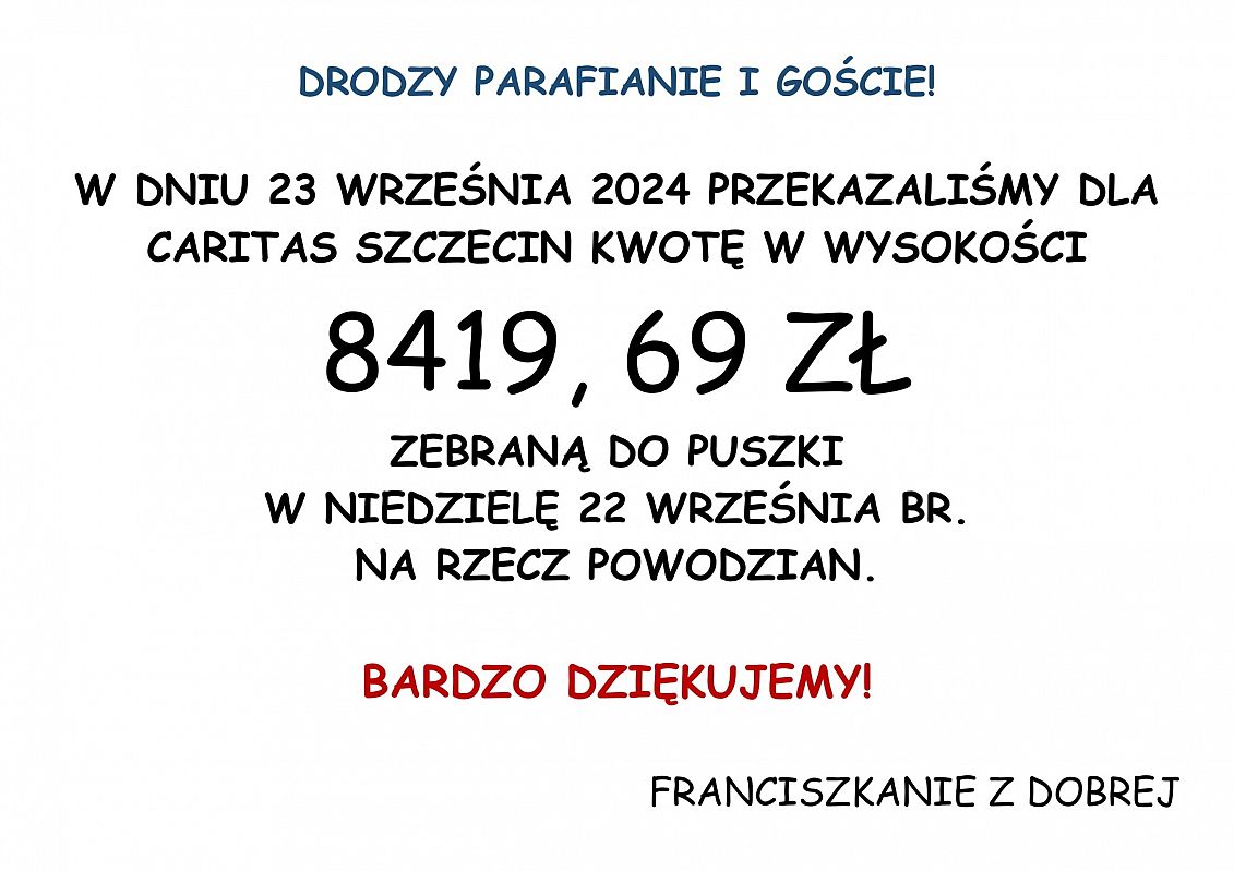 Podziękowanie grafika