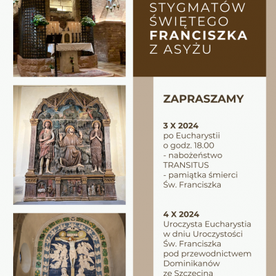 Uroczystości Franciszkańskie grafika