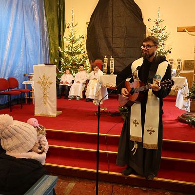 o. Mateusz Świętosławski w Dobrej grafika