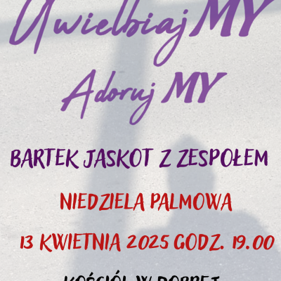 UwielbiajMY AdorujMY grafika