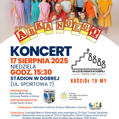 Koncert zespołu ARKA NOEGO grafika