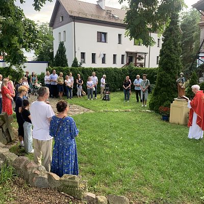 Poświęcenie pojazdów za przyczyną patrona Św. Krzysztofa grafika