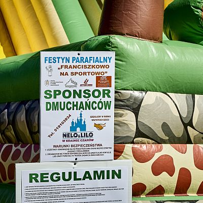 Franciszkowo na sportowo, festyn parafialny grafika