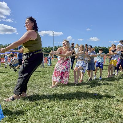 Franciszkowo na sportowo, festyn parafialny grafika