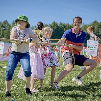 Franciszkowo na sportowo, festyn parafialny grafika
