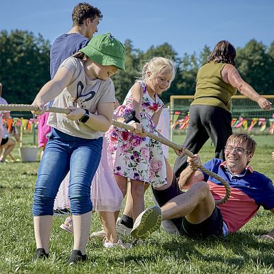 Franciszkowo na sportowo, festyn parafialny grafika