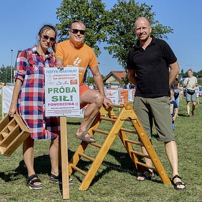 Franciszkowo na sportowo, festyn parafialny grafika