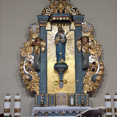 Kościół po renowacji i konserwacji grafika