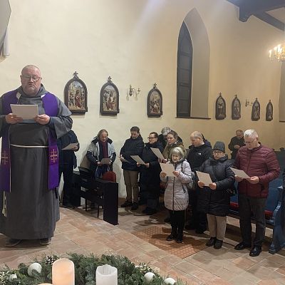 Zakończenie rekolekcji adwentowych grafika