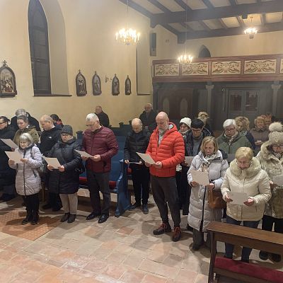 Zakończenie rekolekcji adwentowych grafika