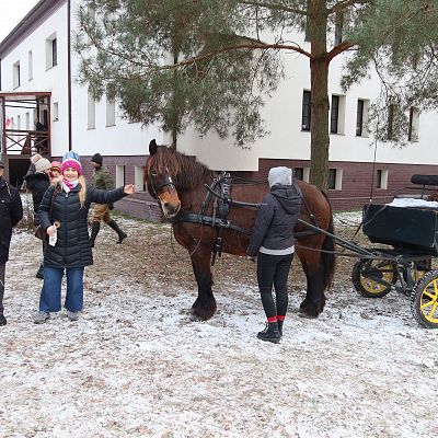 Relacja zdjęciowa z Orszaku Trzech Króli, z Agapy na placu przy kościele i z koncertu Violi Brzezińskiej z Zespołem grafika