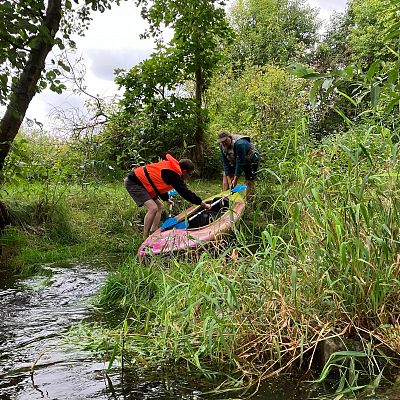 Spływ kajakowy grafika