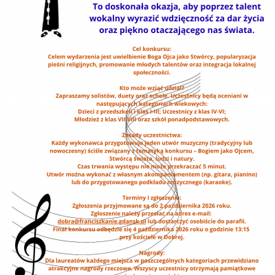 Dni Franciszkańskie w Dobrej grafika